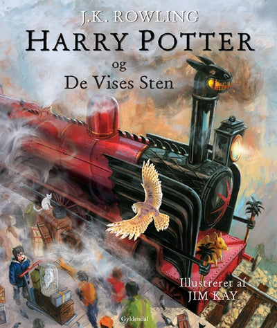 Harry Potter 1 - Harry Potter og De Vises Sten - illustreret