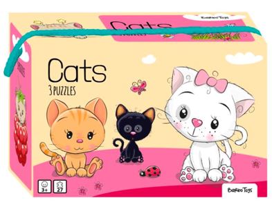 Little Bright Ones - 3 Katte Puslespil