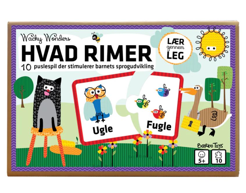 Wacky Wonders - Hvad rimer - Puslespil