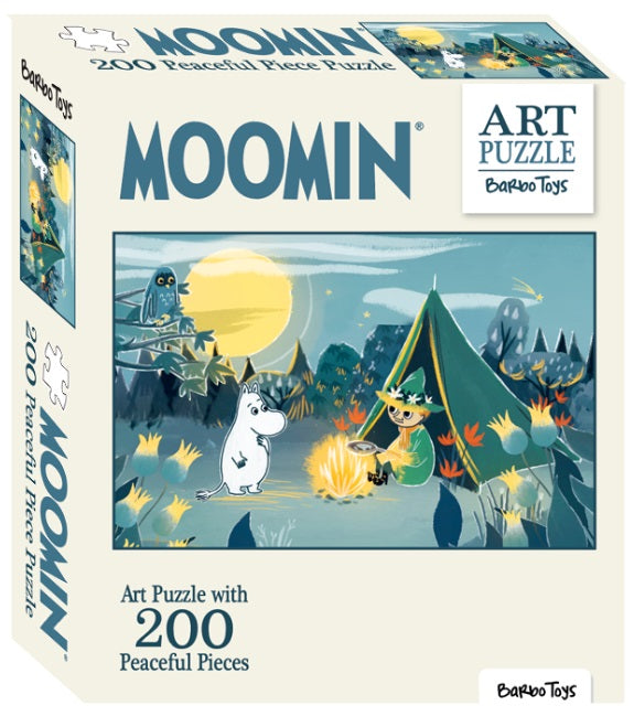 Mumi Art Puslespil - 200 brikker - Blå