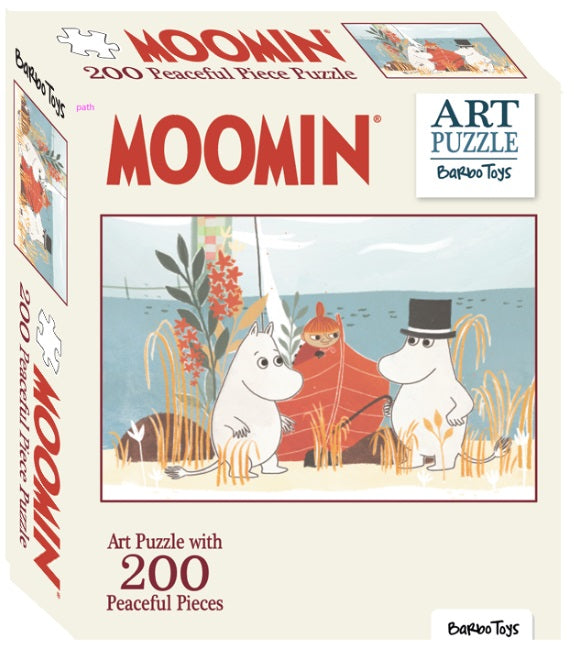 Mumi Art Puslespil - 200 brikker - Rød
