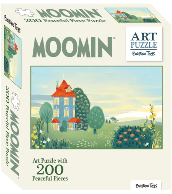 Mumi Art Puslespil - 200 brikker - Grøn