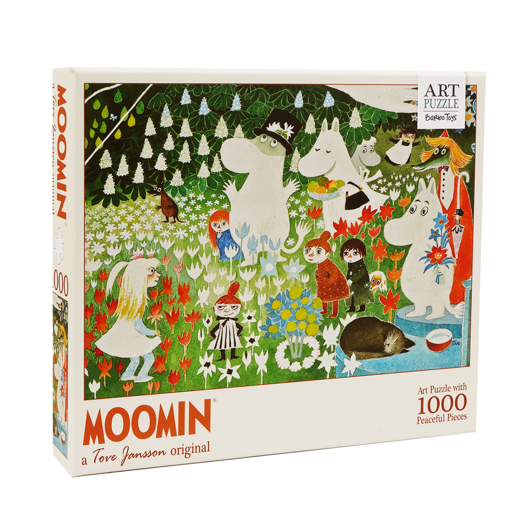 Mumi Kunstpuslespil – 1000 brikker – Blomsterhave