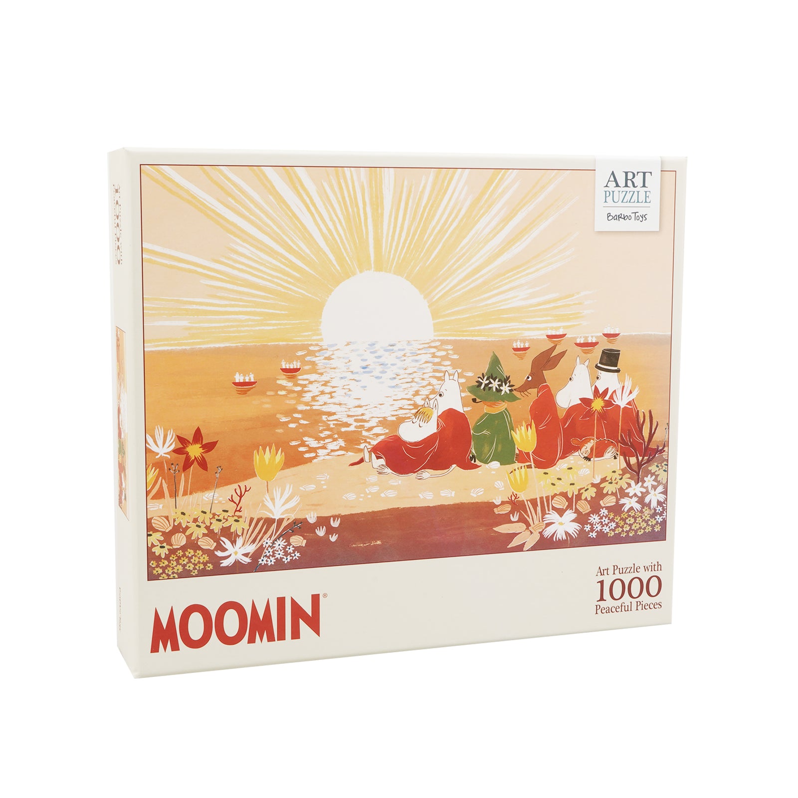 Mumi Art Puslespil - 1000 brikker - Rød
