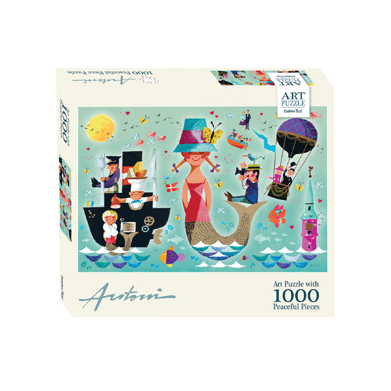 Ib Antoni -  Art Puslespil - Havfrue - 1000 brikker - FSC