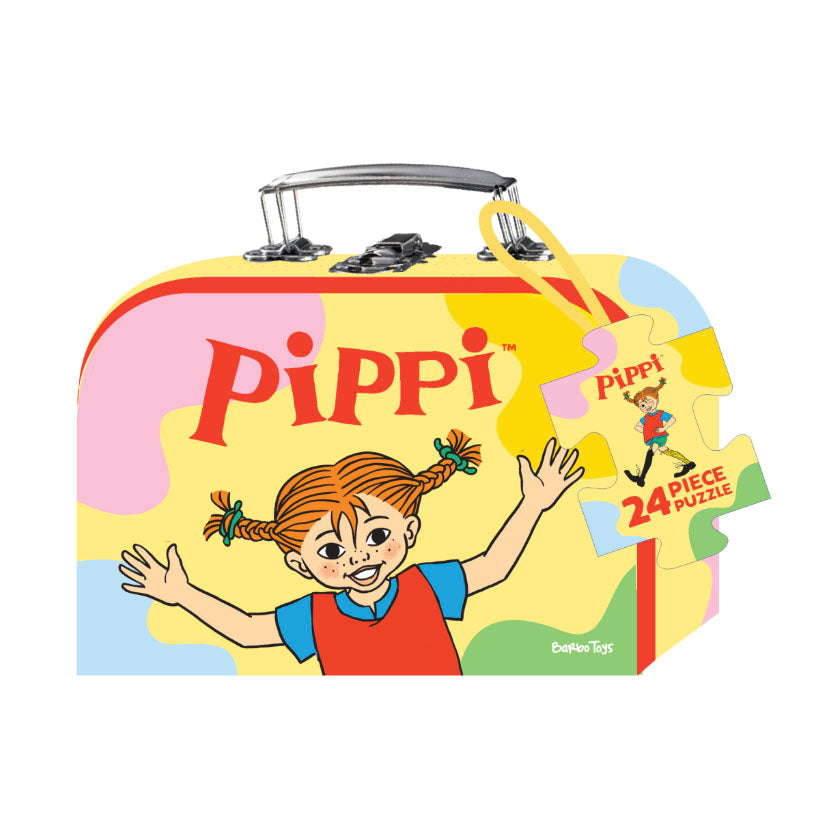 Pippi Langstrømpe - Kuffert med puslespil
