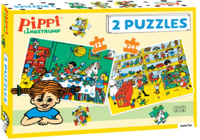 Pippi Langstrømpe -  2 Puslespil