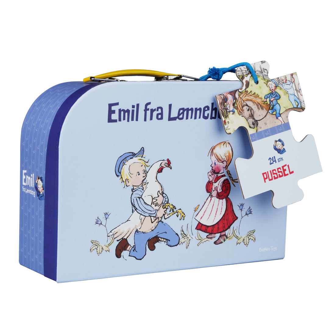 Emil - Kuffert med puslespil