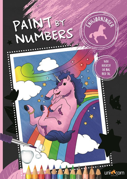Paint by Numbers Enhjørninger