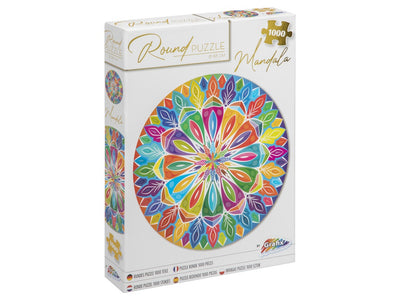 Puslespil 1000 brikker - Mandala, rundt