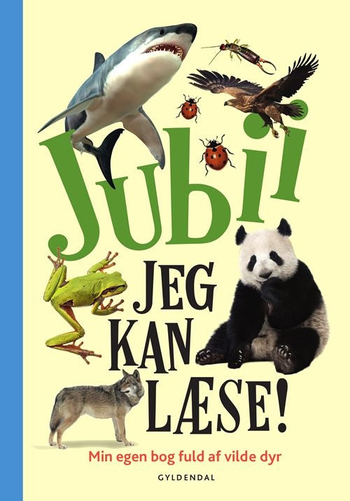 Jubii, jeg kan læse! Min egen bog fuld af vilde dyr