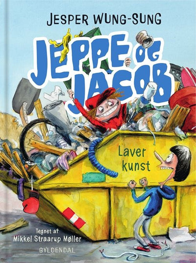 Jeppe og Jacob laver kunst