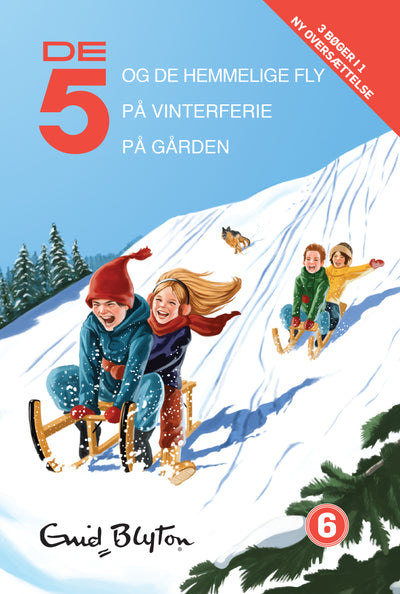 De 5, samlebind 6, De 5 og de hemmelige fly, De 5 på vinterferie, De 5 på gården
