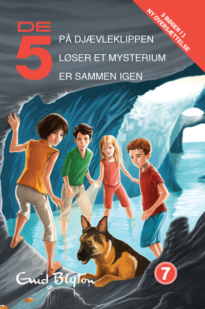 De 5, samlebind 7, De 5 på djævleklippen, De 5 løser et mysterium, De 5 er samm