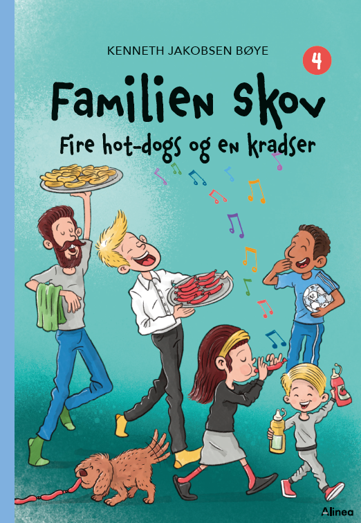 Familien Skov 4 - Fire hot-dogs og en kradser, Blå Læseklub