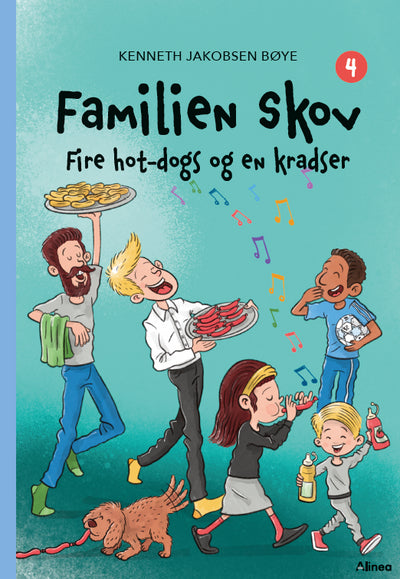 Familien Skov 4 - Fire hot-dogs og en kradser, Blå Læseklub