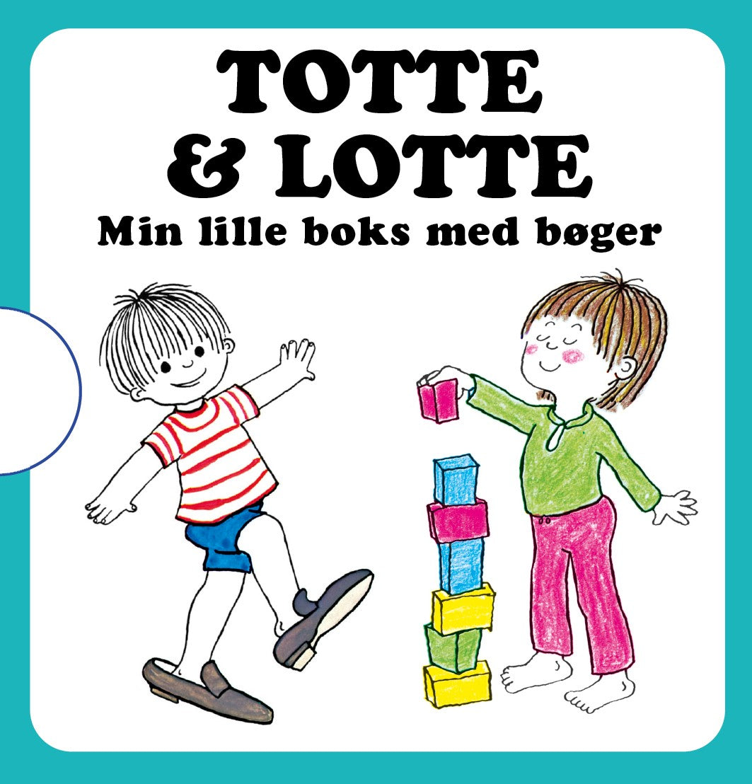 Totte &amp; Lotte: Min lille boks med 4 bøger