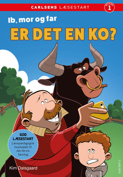 Carlsens Læsestart: Ib, mor og far - Er det en ko?