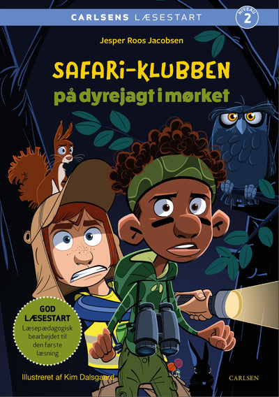 Carlsens Læsestart: Safari-klubben på dyrejagt i mørket