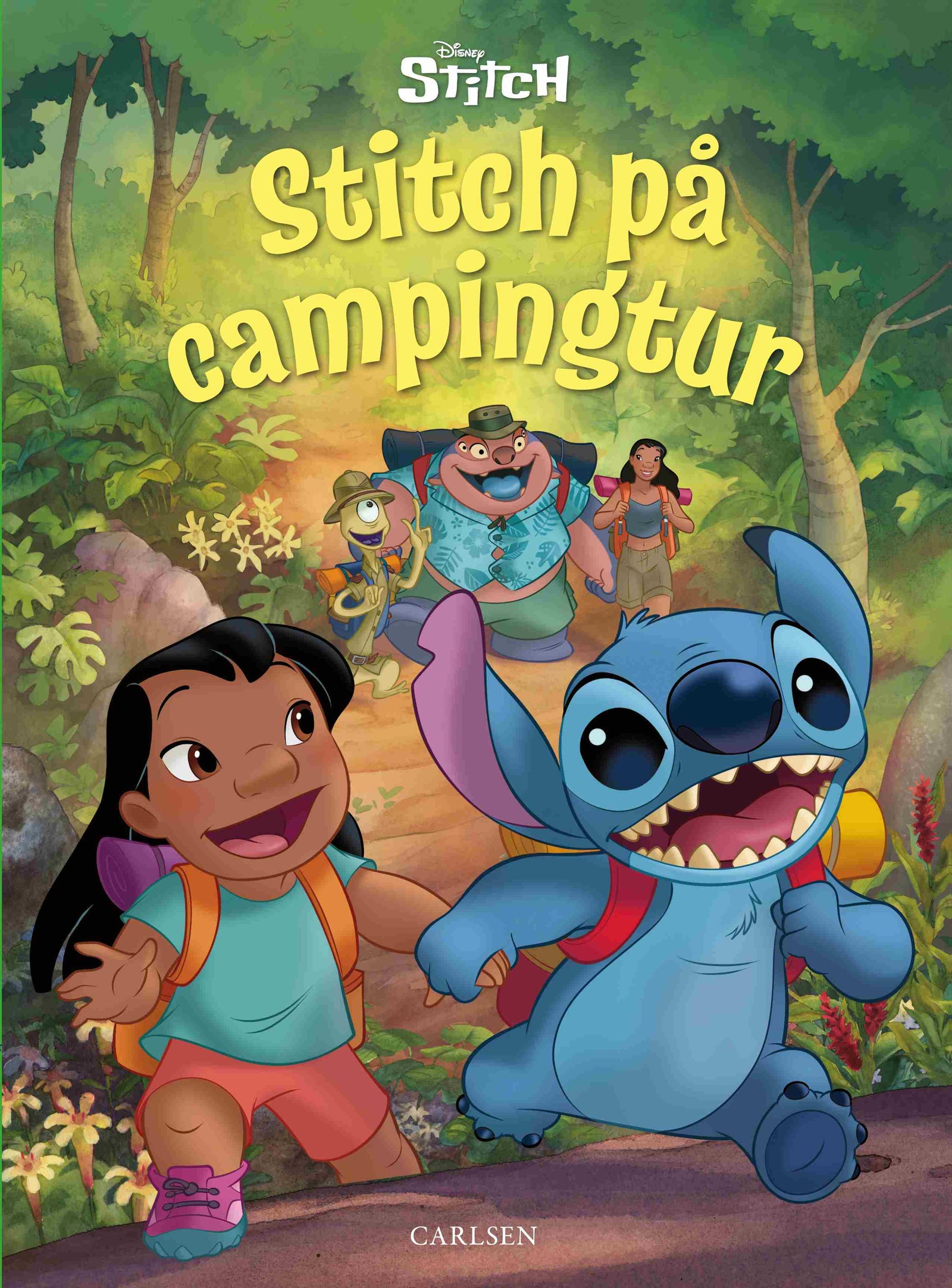 Stitch på campingtur