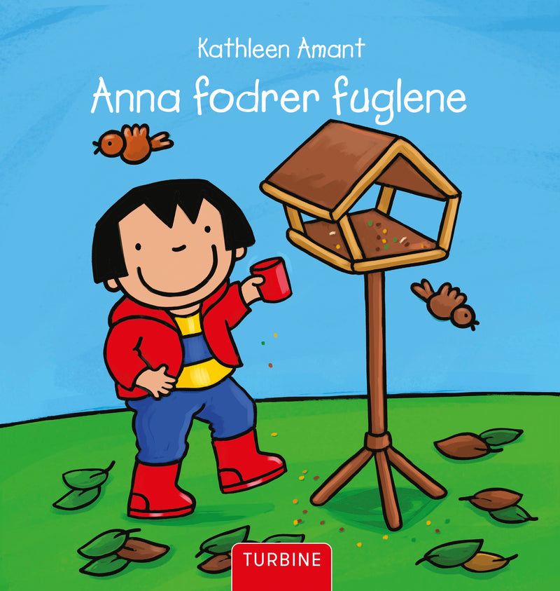 Anna fodrer fuglene