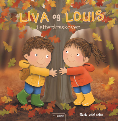 Liva og Louis i efterårsskoven