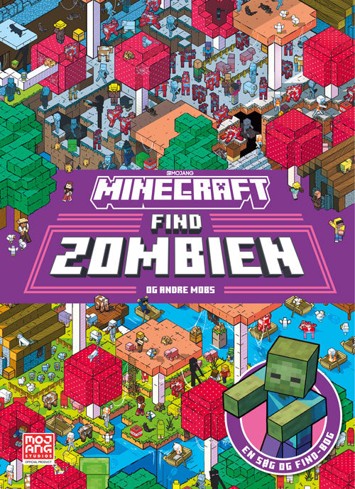 Minecraft - Find zombien (en søg og find-bog)