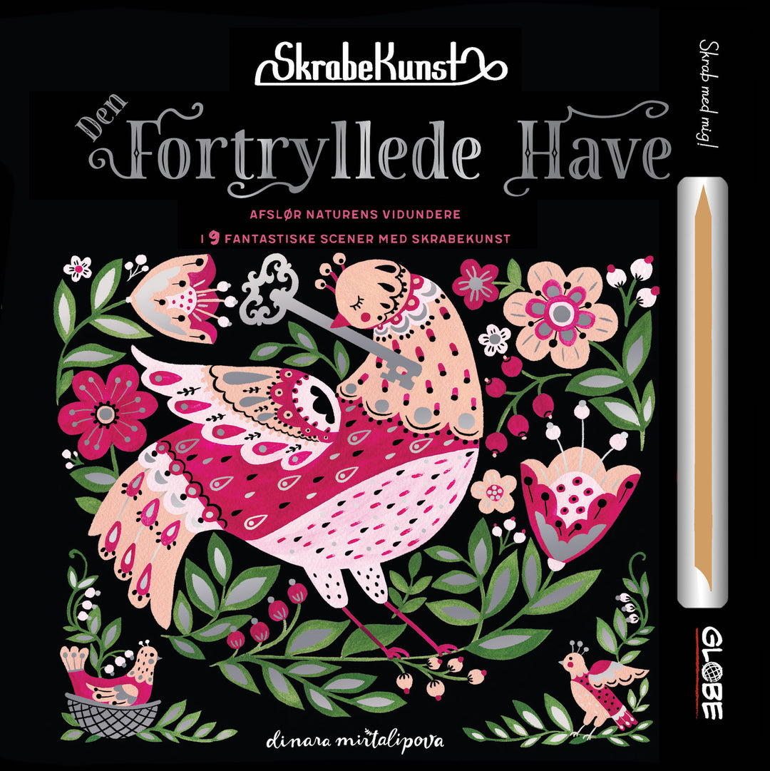 Skrabekunst Den fortryllede have