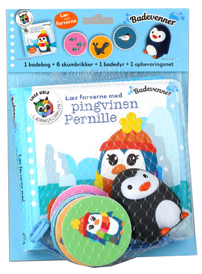 Lær farverne med pingvinen Pernille