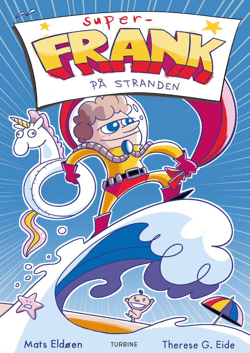 Super-Frank på stranden