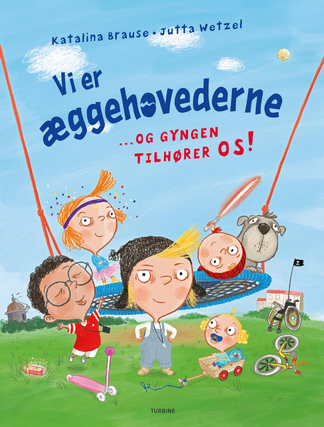 Vi er æggehovederne … og gyngen tilhører os!