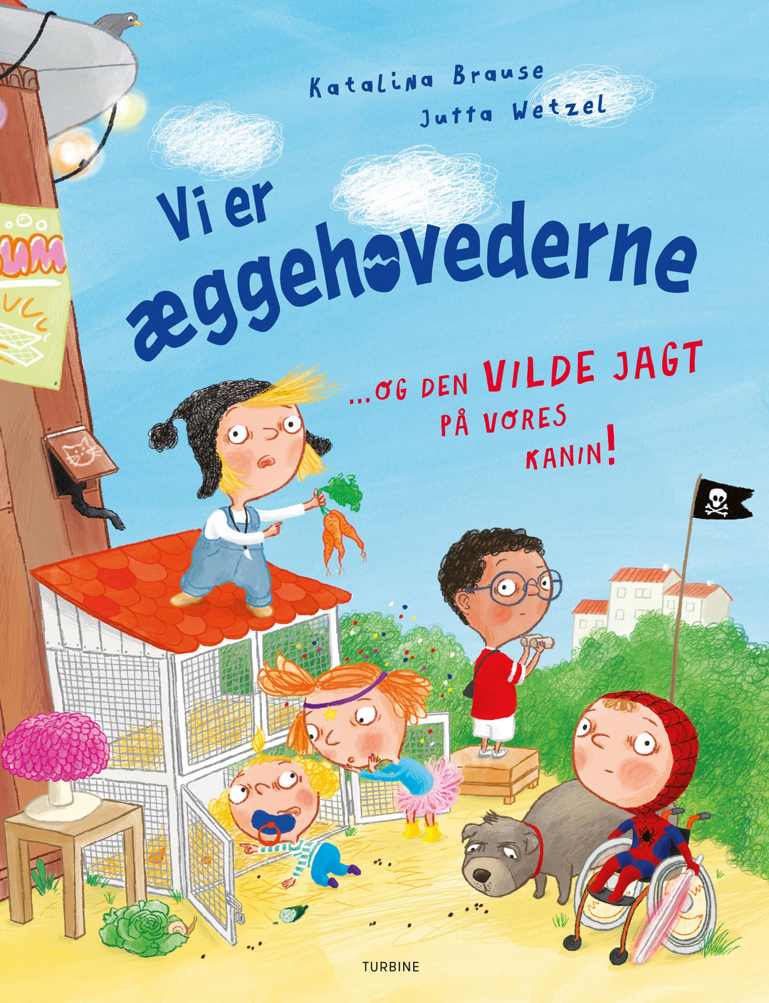Vi er æggehovederne … og den vilde jagt på vores kanin!