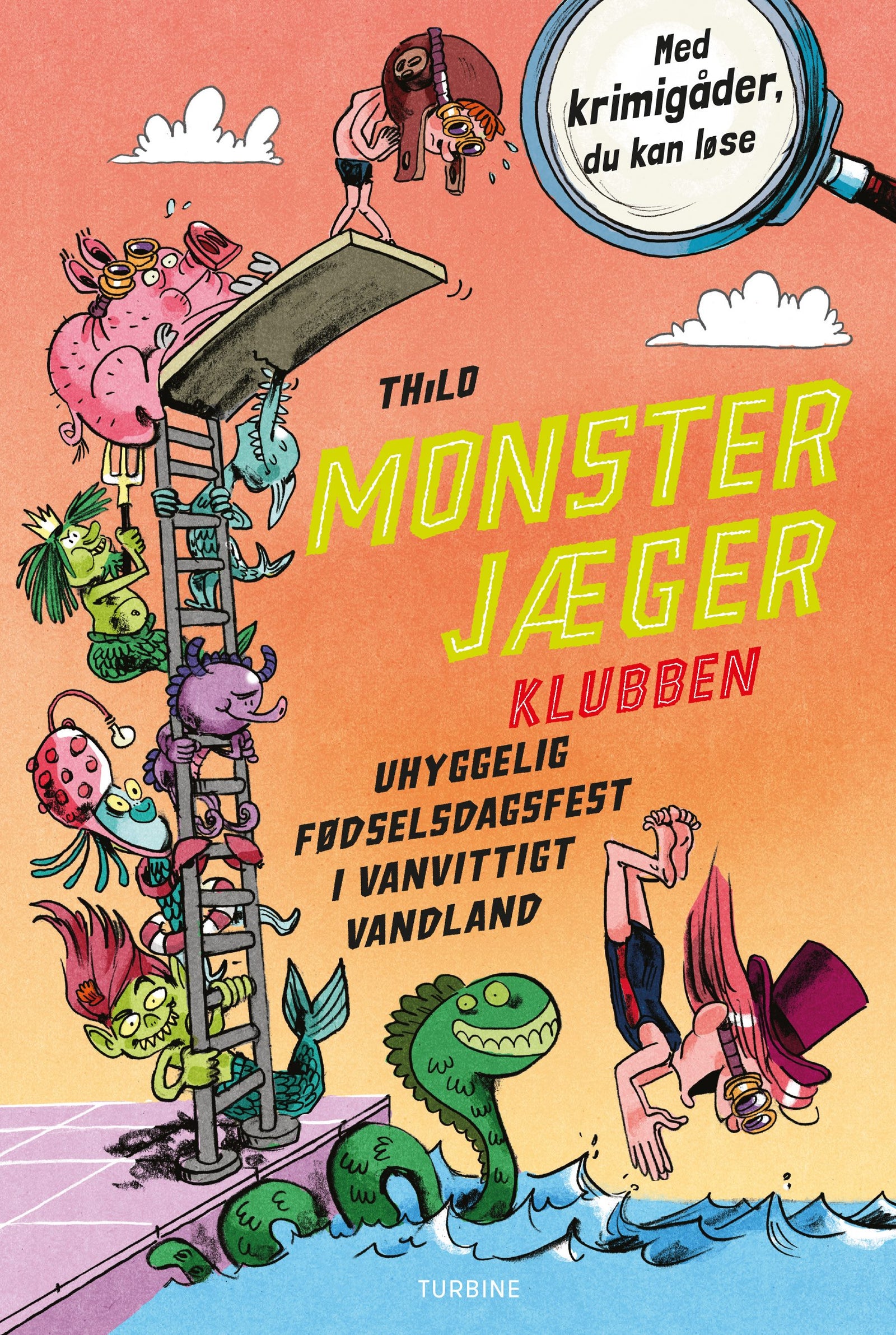 Monsterjægerklubben. Uhyggelig fødselsdagsfest i vanvittigt vandland