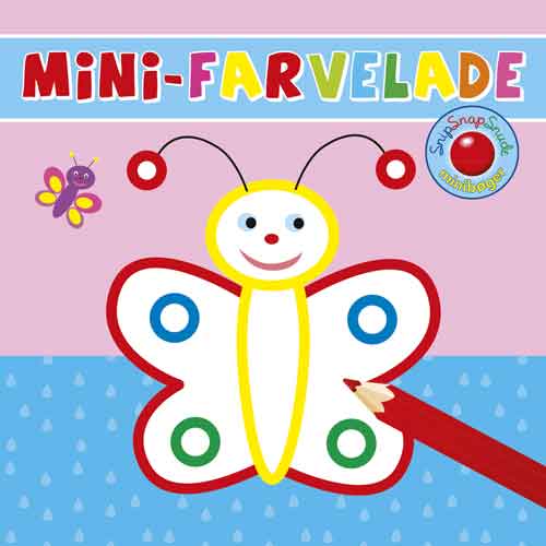 Snip Snap Snude: Mini-Farvelade Sommerfugl