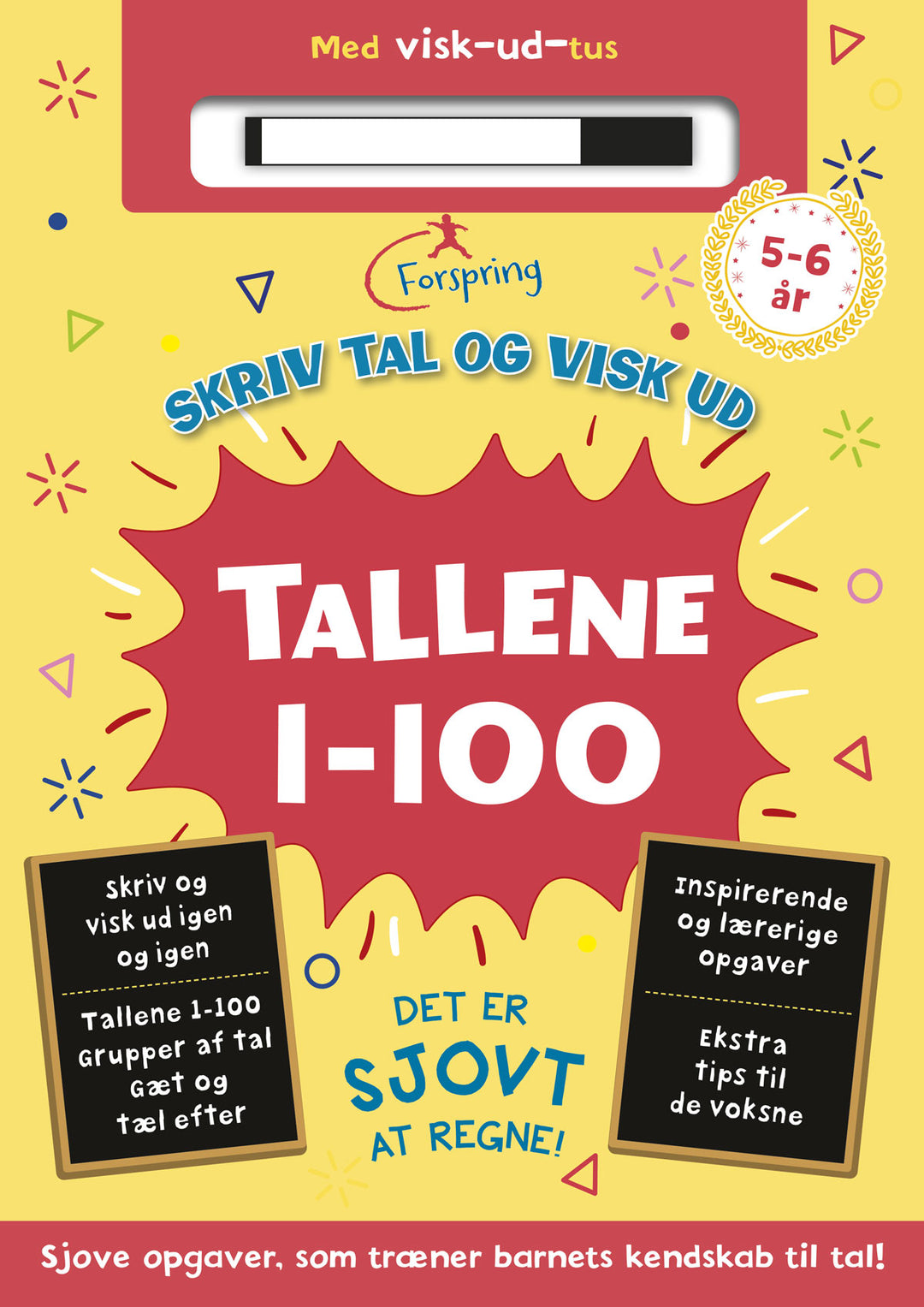 Skriv tal og visk ud! Tallene 1 - 100