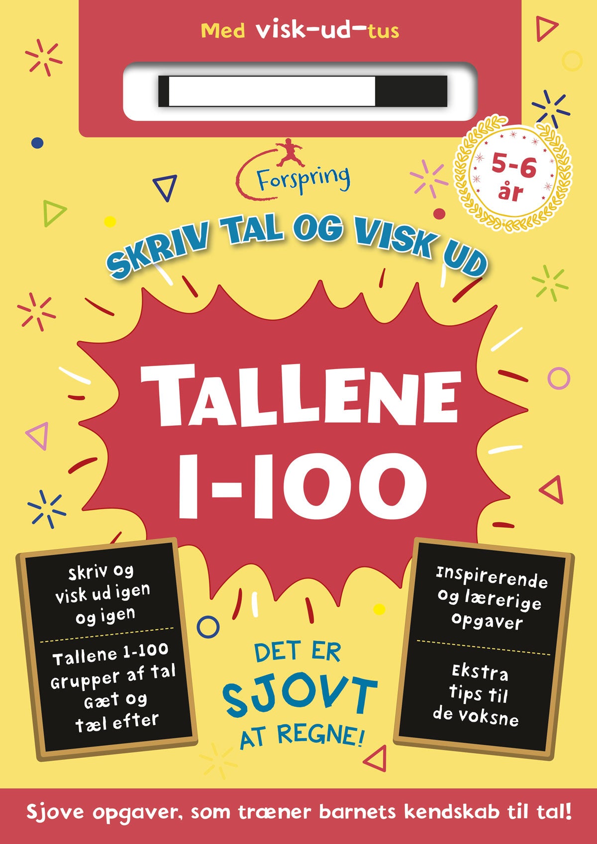 Skriv tal og visk ud! Tallene 1 - 100