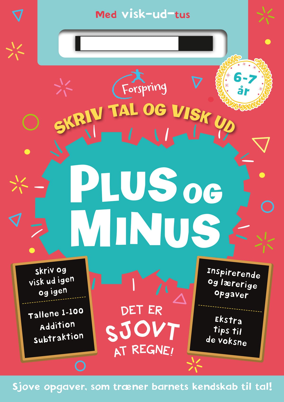 Skriv tal og visk ud! Plus og minus