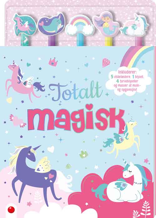 Aktivitetsbog med blyanter: Totalt magisk