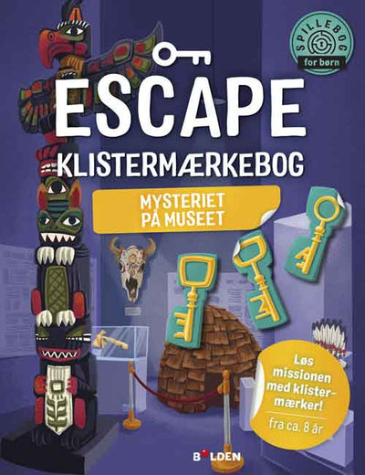 Escape Klistermærkebog: Mysteriet på museet