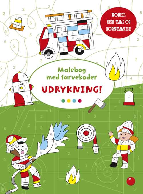 Malebog med farvekoder: Udrykning!