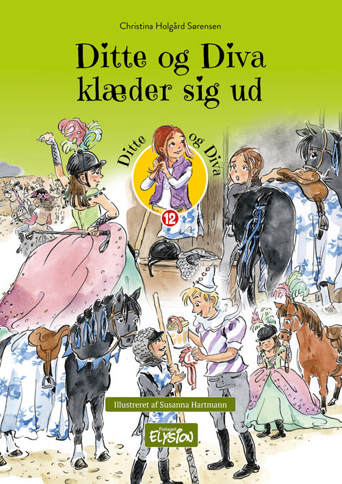 Ditte og Diva klæder sig ud