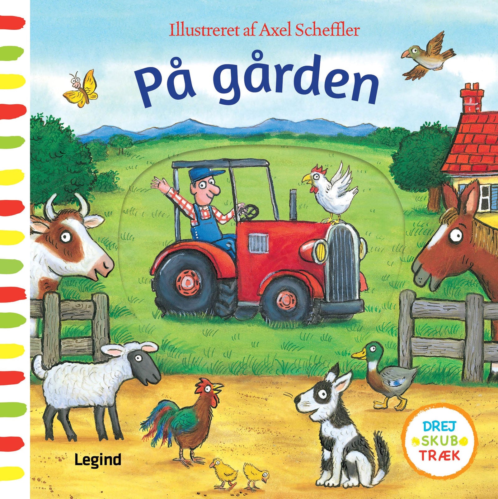 På gården