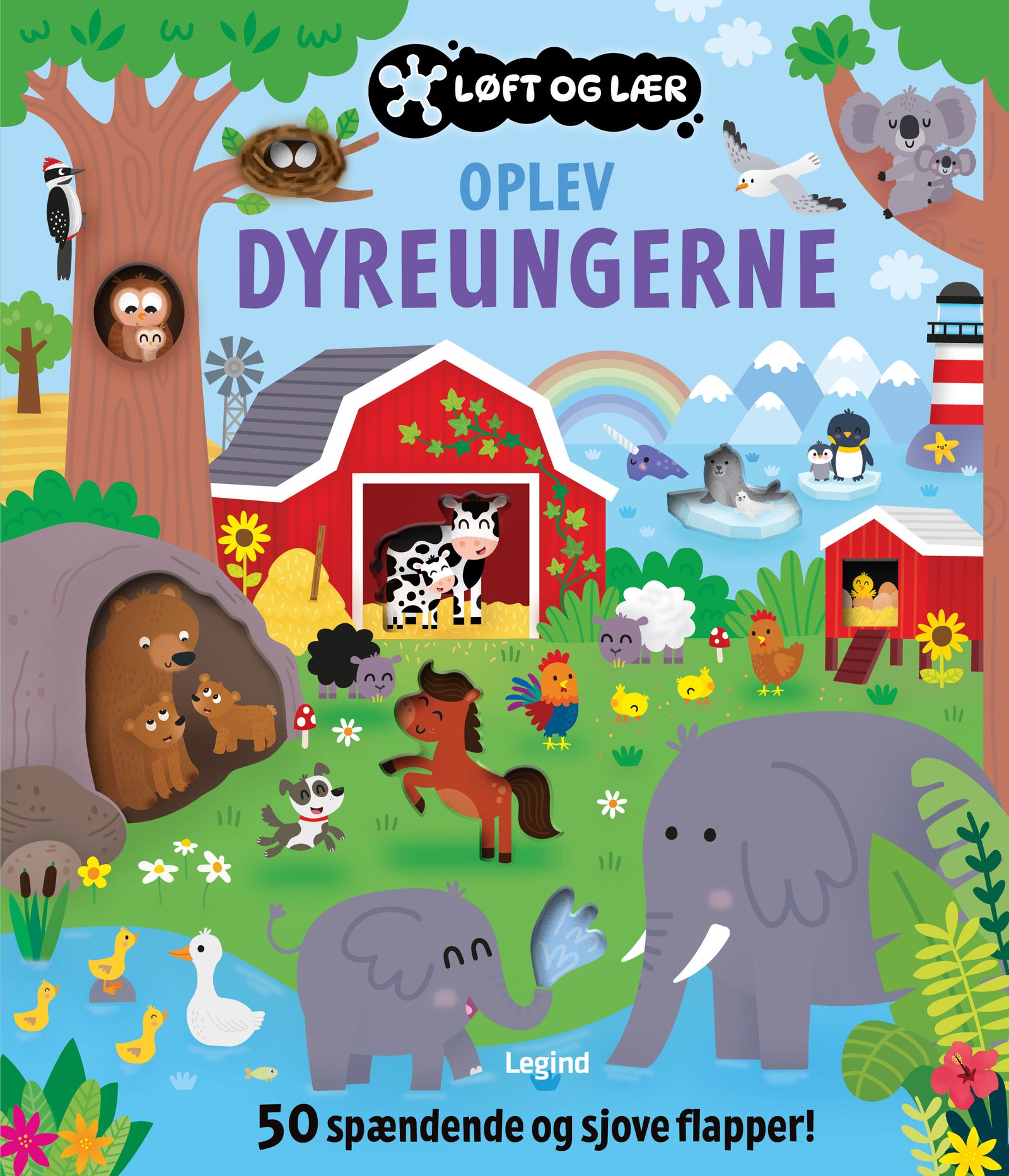 Løft og lær: Oplev dyreungerne