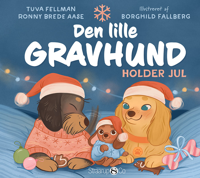 Den lille gravhund holder jul