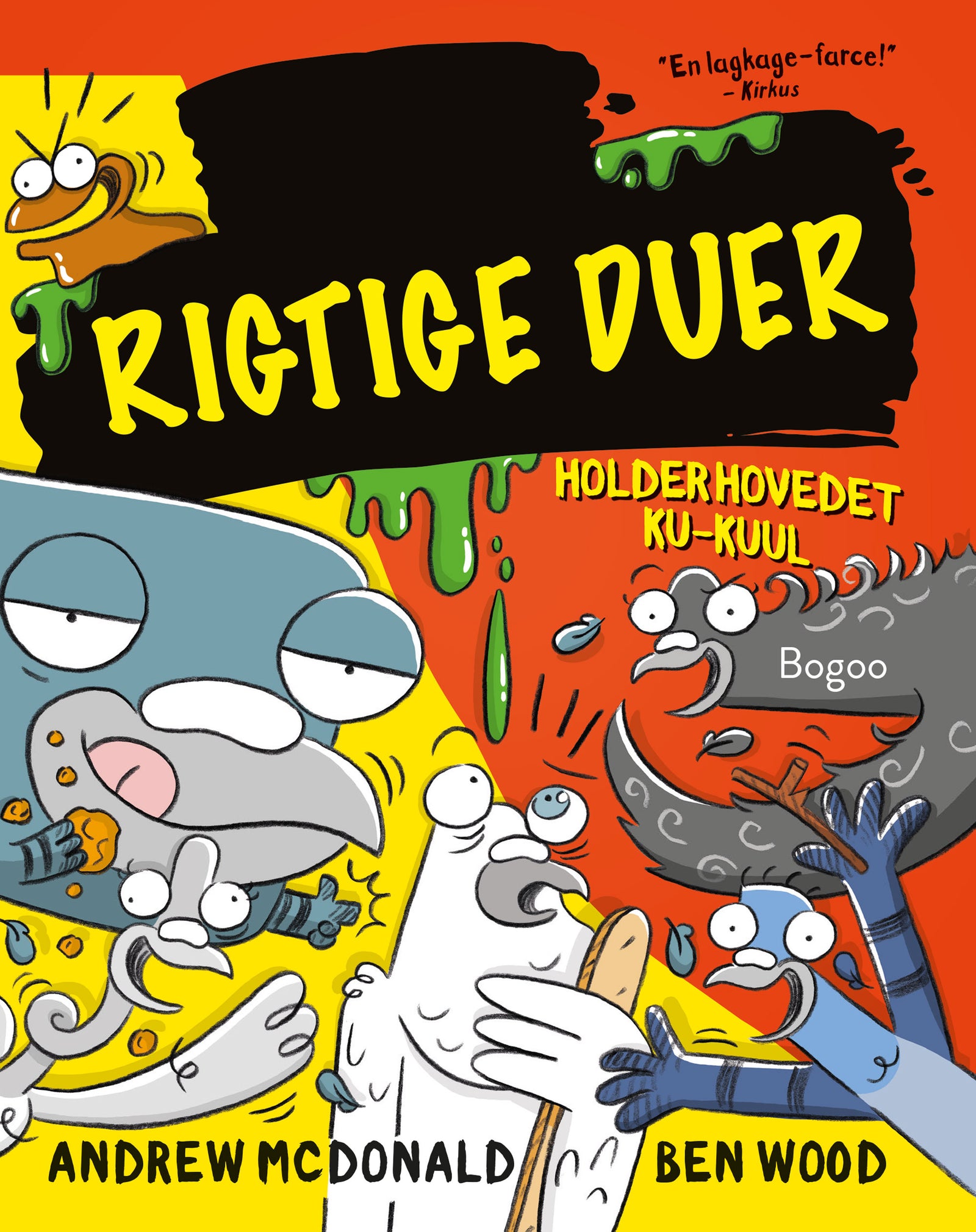 Rigtige duer holder hovedet ku-kuul