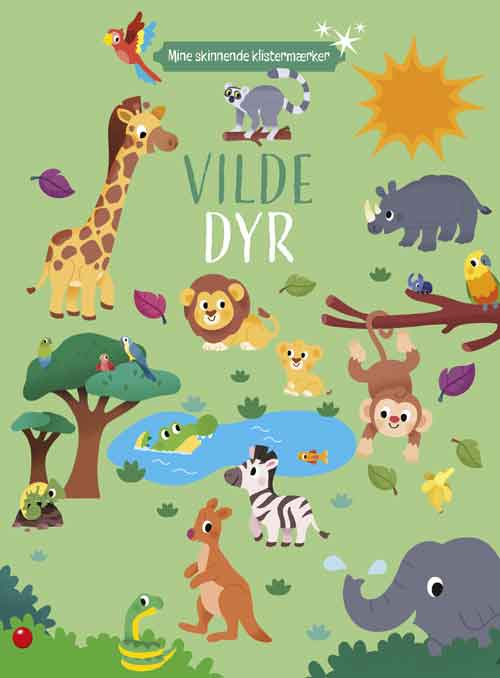 Mine skinnende klistermærker: Vilde dyr