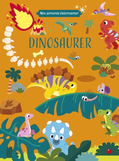 Mine skinnende klistermærker: Dinosaurer