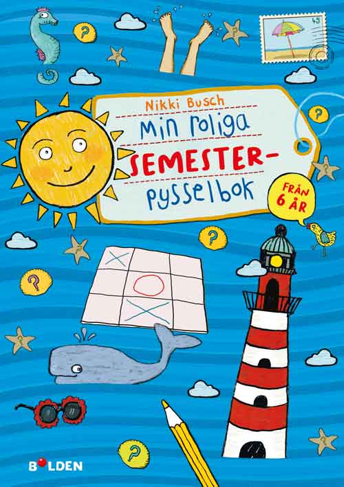 Min roliga semester-pysselbok från 6 år