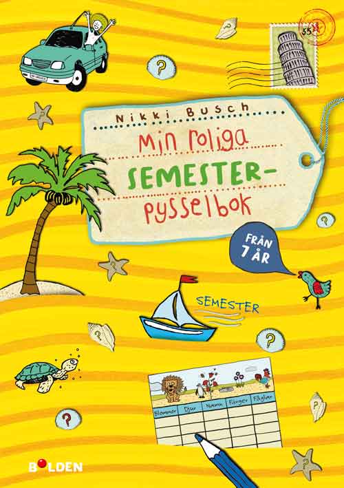 Min roliga semester-pysselbok från 7 år