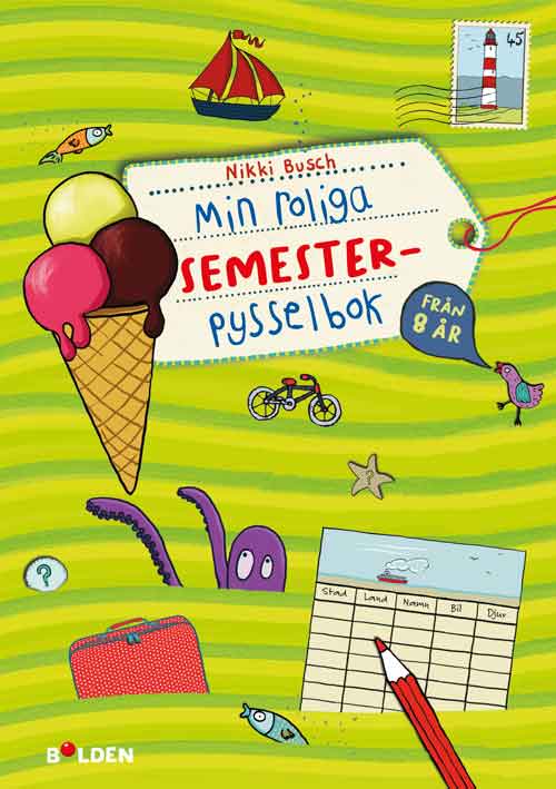 Min roliga semester-pysselbok från 8 år